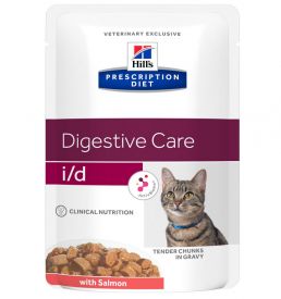 image of Hill's Prescription Diet I/d Cat Pouch With Salmon